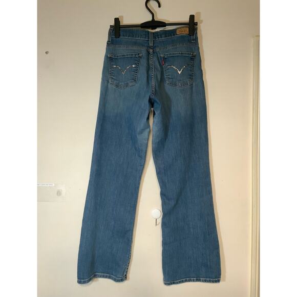 Levi Strauss & Co 512 Perfectly Slimming Boot Cut Denim Jeans Pants Women’s 4" - Picture 2 of 13